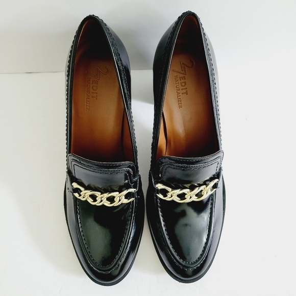 NEW 27 Edit Naturalizer Block Heel Slip On Loafer Size 8 US - Picture 4 of 8